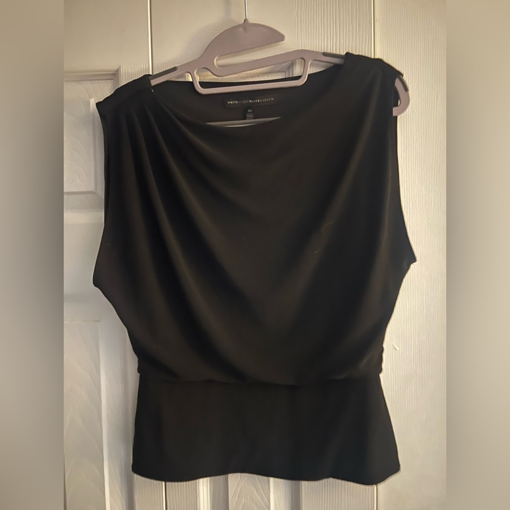 White House Black Market Classic Black Shirt